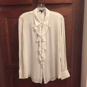 Theory Silk Ranivva Blouse